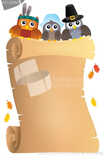 Image of Thanksgiving theme parchment 7