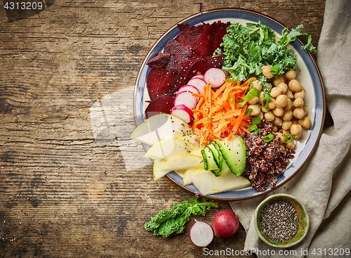 Image of vegetarian breakfast plate