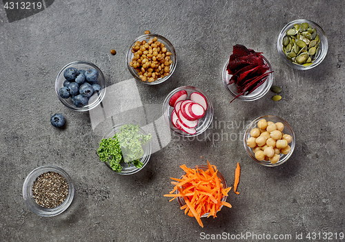 Image of healthy food ingredients