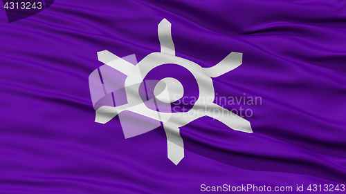 Image of Closeup Tokyo Japan Prefecture Flag