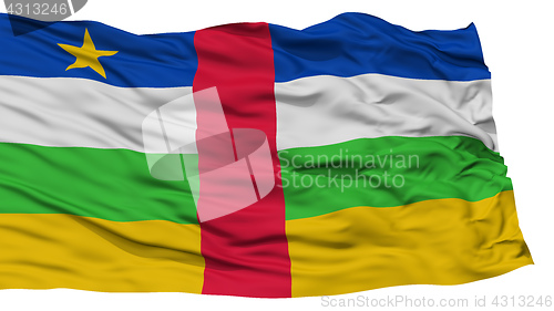 Image of Isolated Central African Republic Flag