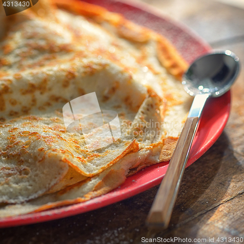 Image of Homemade wheat pancakes 