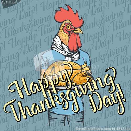 Image of Vector illustration of Thanksgiving xxx concept