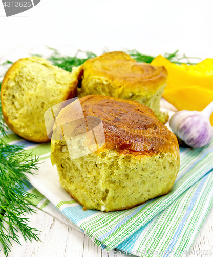 Image of Scones pumpkin on board