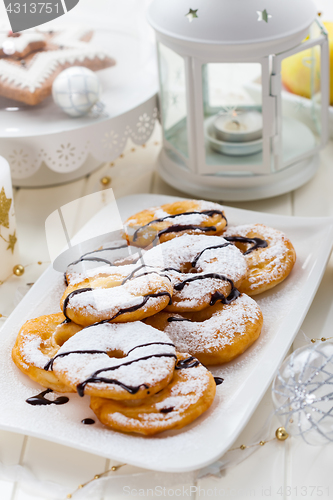 Image of Homemade apple pancake rings