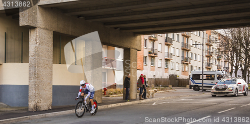 Image of The Cyclist Stefan Denifl - Paris-Nice 2016