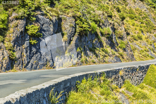 Image of Rocky Road in Pyrenees Mountains