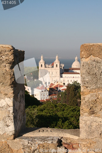 Image of View from Saint Jorge castle in Lisbon