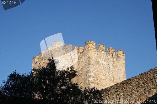 Image of san Jorge castle in Lisbon