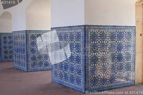 Image of Portugese tiles in Tomar