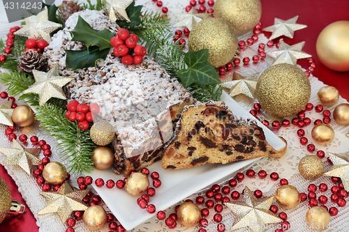 Image of Traditional Stollen Christmas Cake