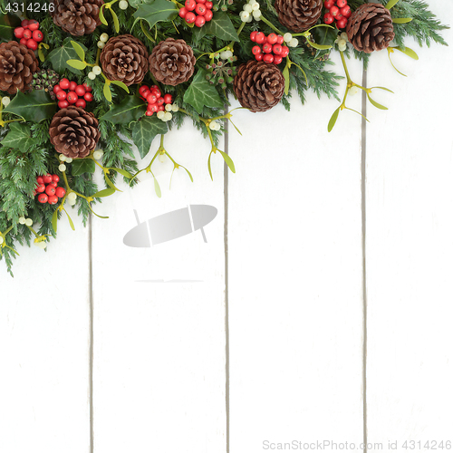 Image of Christmas and Winter Greenery