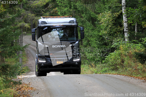 Image of Scania G450 XT Tipper Truck Up Front