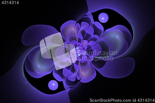 Image of Beautiful abstract fractal flower