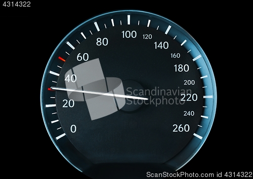 Image of Speedometer of a car