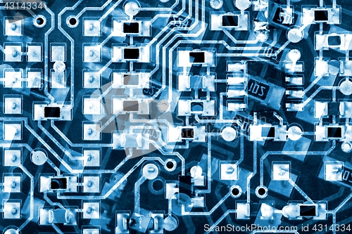 Image of Circuit Boards Background pattern