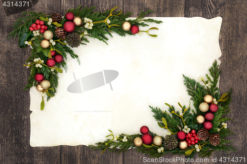 Image of Christmas Background Border