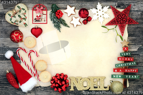 Image of Noel Background Border