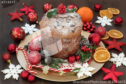 Image of Chocolate Panettone Christmas Cake