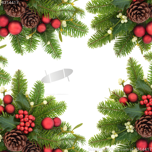 Image of Christmas Decorative Border  