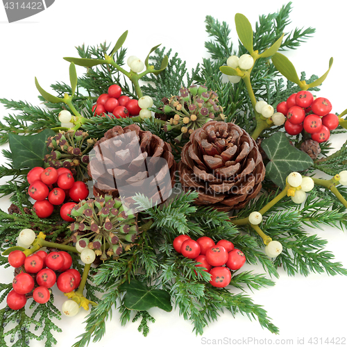 Image of Christmas Floral Decoration