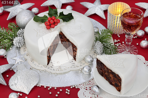Image of Delicious Christmas Cake 