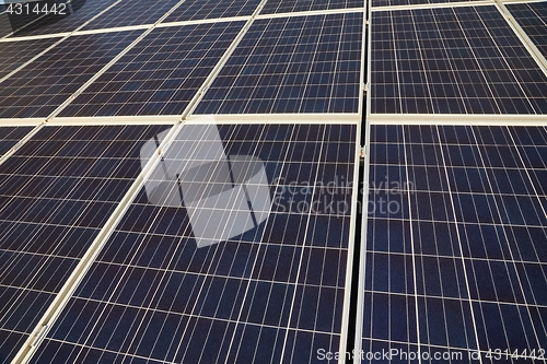 Image of Solar panels on a roof