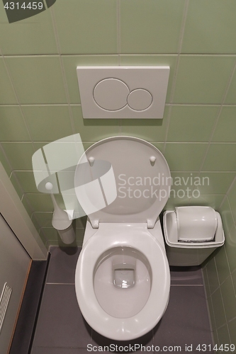 Image of Toilet seat open