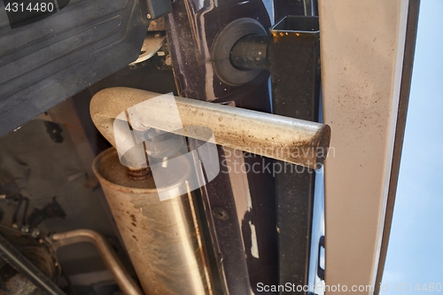 Image of Exhaust Pipe Closeup