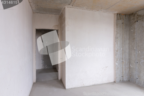 Image of Entrance to the room in a new apartment in a new building