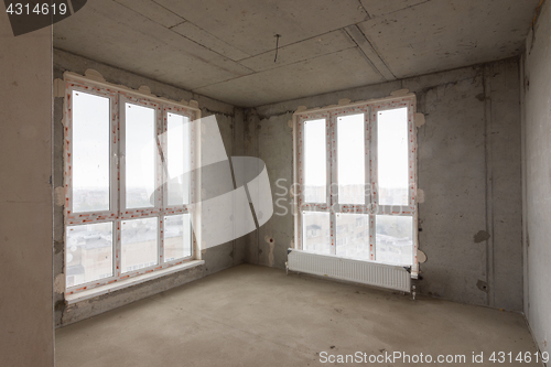 Image of premises with stained-glass windows, without repair