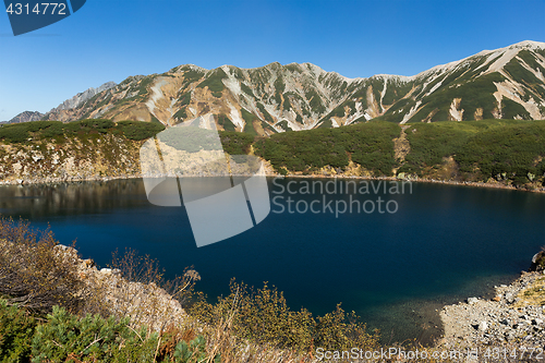 Image of Mikuri Pond in Tateyama Alpine Route 