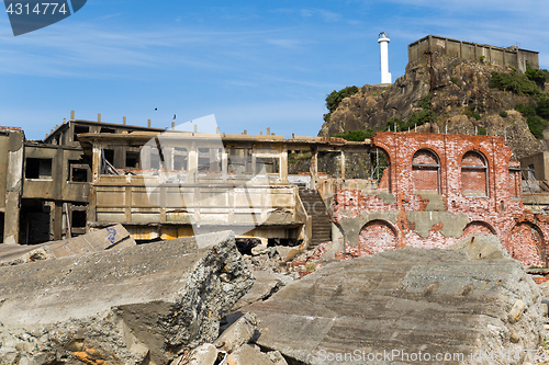 Image of Gunkanjima island