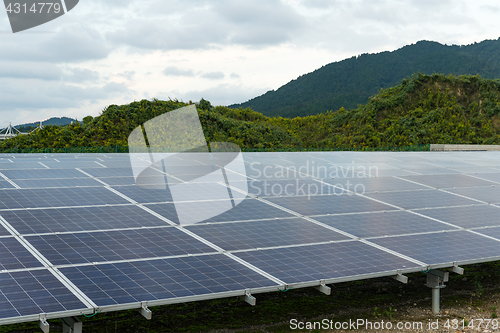 Image of Solar panel power plant