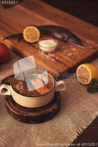 Image of fish soup composition