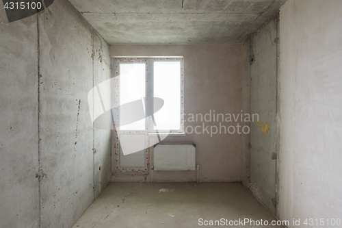 Image of Room, the future bedroom, in the apartment of the newly built house