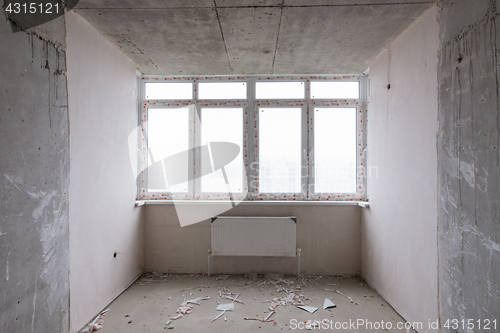 Image of Large wide windows in the building