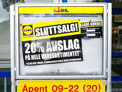 Image of lidl poster