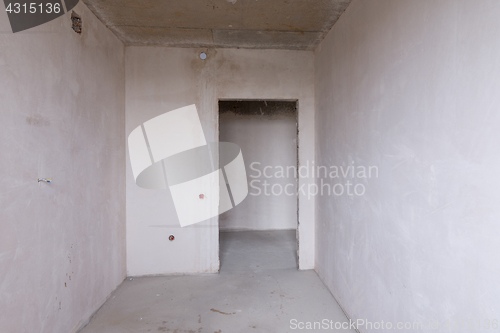 Image of Room under the kitchen in a new building, without repair