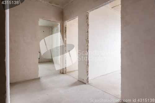 Image of Layout of rooms and rooms in a new building, anteroom