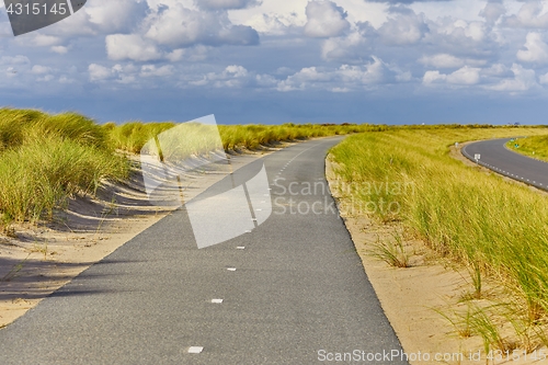 Image of Long bicycle road