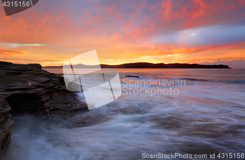 Image of Sea Cave at Sunrise