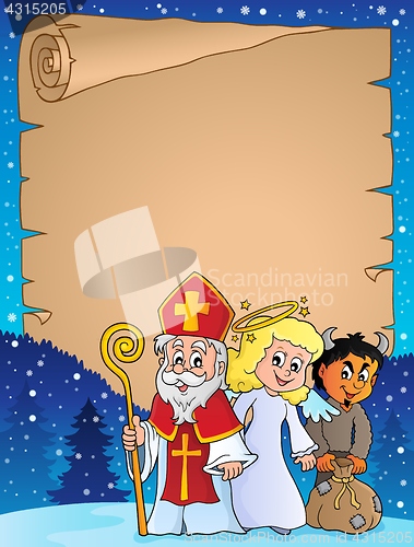 Image of Saint Nicholas Day thematic parchment 1