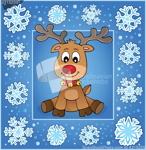 Image of Christmas ornamental greeting card 1
