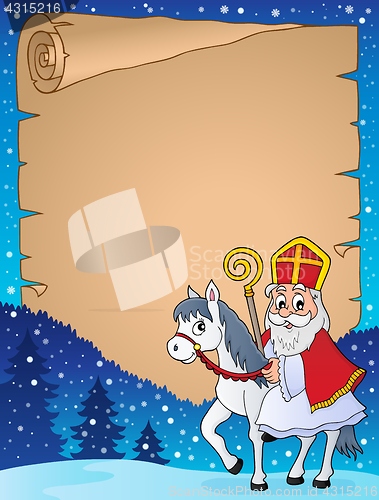 Image of Parchment with Sinterklaas theme 3