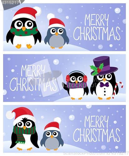 Image of Merry Christmas topic banners 1