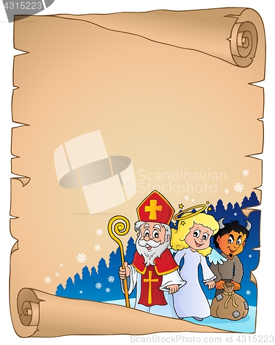 Image of Saint Nicholas Day thematic parchment 2