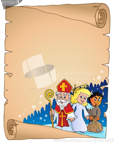 Image of Saint Nicholas Day thematic parchment 2