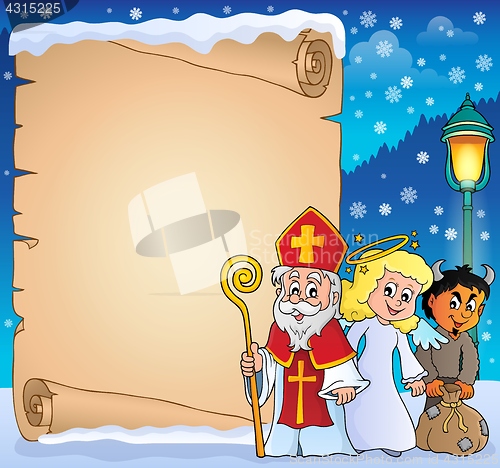 Image of Saint Nicholas Day thematic parchment 3