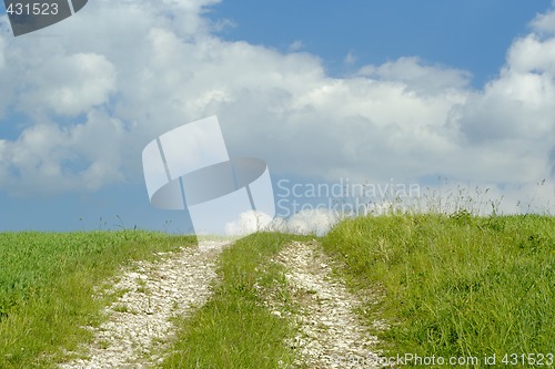 Image of road to sky